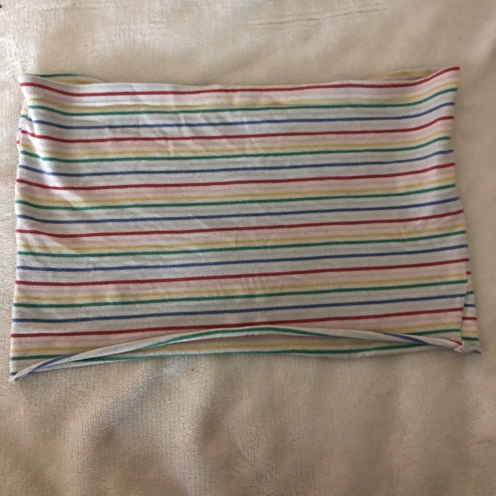 Rainbow tupe top